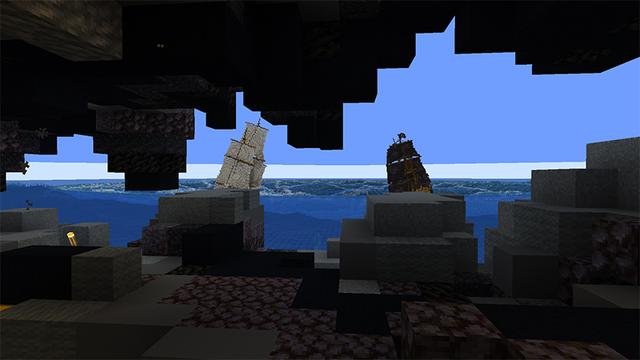 Screenshot of the Minecraft Bedrock Marketplace product Great Pirate Sea created by Razzleberries.