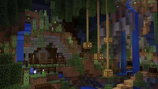 Screenshot of the Minecraft Bedrock Marketplace product Halfling Burrows created by Razzleberries.