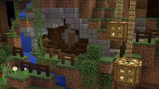 Screenshot of the Minecraft Bedrock Marketplace product Halfling Burrows created by Razzleberries.