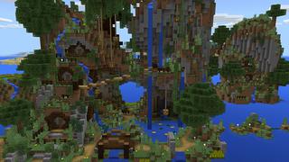 Screenshot of the Minecraft Bedrock Marketplace product Halfling Burrows created by Razzleberries.