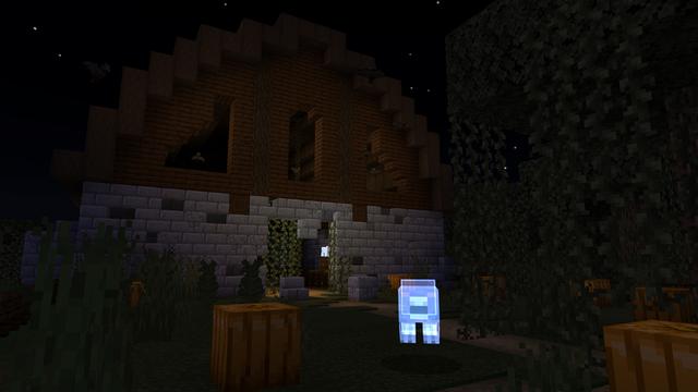 Screenshot of the Minecraft Bedrock Marketplace product Haunted Island created by Razzleberries.