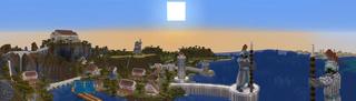 Panorama of the Minecraft Bedrock Marketplace product Helleleum created by Razzleberries.