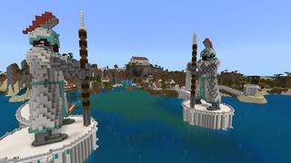 Screenshot of the Minecraft Bedrock Marketplace product Helleleum created by Razzleberries.