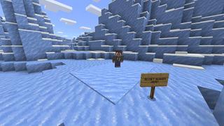 Screenshot of the Minecraft Bedrock Marketplace product Hidden Arctic Bunker created by Razzleberries.