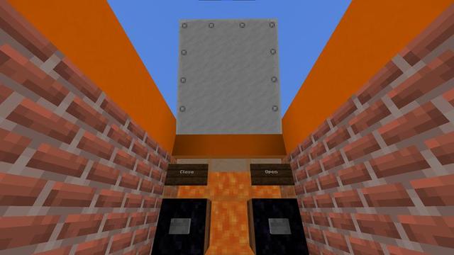 Screenshot of the Minecraft Bedrock Marketplace product Hidden Lava Base created by Razzleberries.
