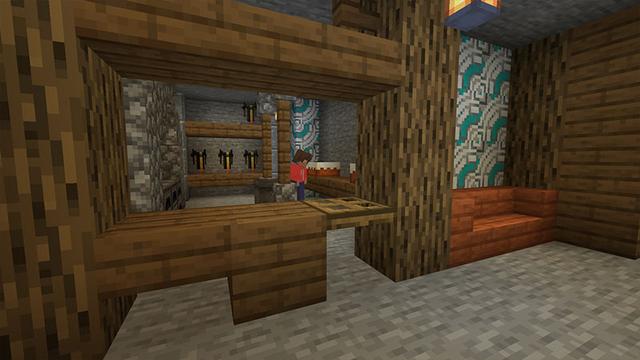 Screenshot of the Minecraft Bedrock Marketplace product Hidden Leaf Village created by Razzleberries.