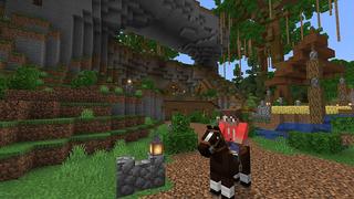 Screenshot of the Minecraft Bedrock Marketplace product Hidden Leaf Village created by Razzleberries.