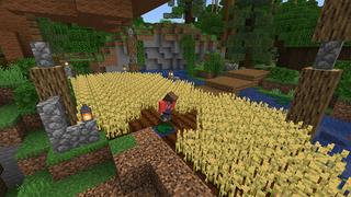 Screenshot of the Minecraft Bedrock Marketplace product Hidden Leaf Village created by Razzleberries.