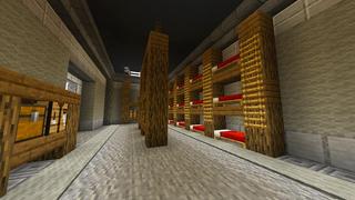 Screenshot of the Minecraft Bedrock Marketplace product Hidden Mountain Bunker created by Razzleberries.