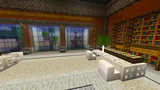 Screenshot of the Minecraft Bedrock Marketplace product Hidden Mountain Bunker created by Razzleberries.