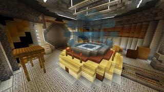 Screenshot of the Minecraft Bedrock Marketplace product Hidden Mountain Bunker created by Razzleberries.