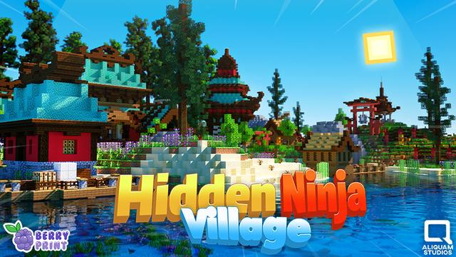 Thumbnail of the Minecraft Bedrock Marketplace product Hidden Ninja Village created by Razzleberries.