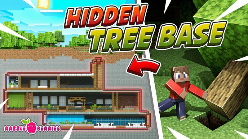 Hidden Tree Base by Razzleberries | CHUNK - Minecraft Bedrock ...