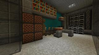 Screenshot of the Minecraft Bedrock Marketplace product Hidden Underground Base created by Razzleberries.