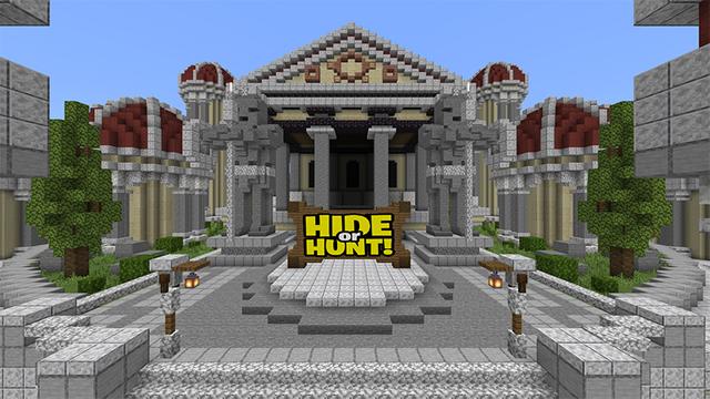 Screenshot of the Minecraft Bedrock Marketplace product Hide or Hunt by RyanNotBrian created by Razzleberries.