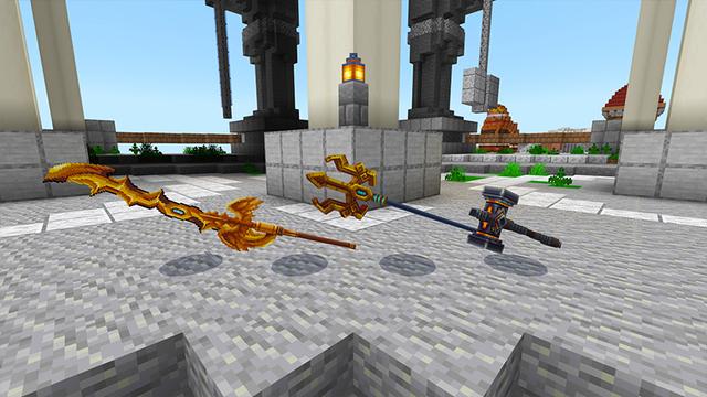 Screenshot of the Minecraft Bedrock Marketplace product Hide or Hunt by RyanNotBrian created by Razzleberries.