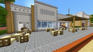 Screenshot of the Minecraft Bedrock Marketplace product High School a Role-play Map created by Razzleberries.