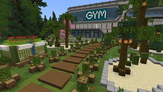 Screenshot of the Minecraft Bedrock Marketplace product Hitting the Gym created by Razzleberries.