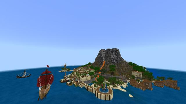 Screenshot of the Minecraft Bedrock Marketplace product Hollowwind Landing created by Razzleberries.
