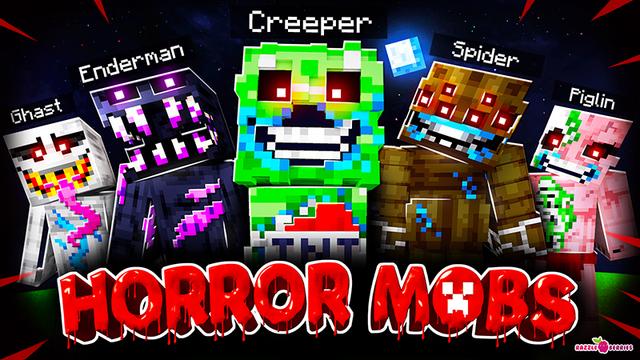 Thumbnail of the Minecraft Bedrock Marketplace product Horror Mobs created by Razzleberries.