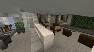 Screenshot of the Minecraft Bedrock Marketplace product Ice Cliff Arctic House created by Razzleberries.