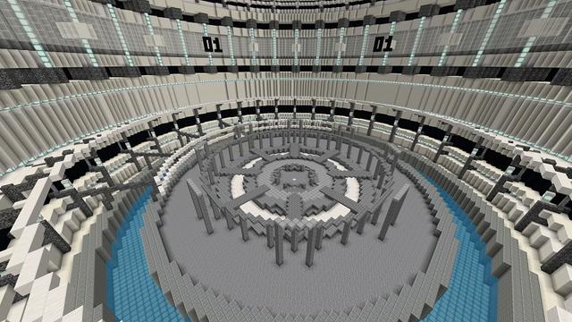 Screenshot of the Minecraft Bedrock Marketplace product Intern Steve's Battle Arena created by Razzleberries.