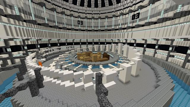 Screenshot of the Minecraft Bedrock Marketplace product Intern Steve's Battle Arena created by Razzleberries.