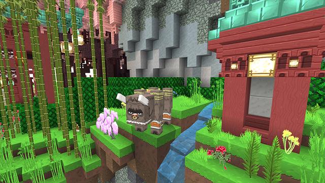 Screenshot of the Minecraft Bedrock Marketplace product Japan Toon Paradise created by Razzleberries.