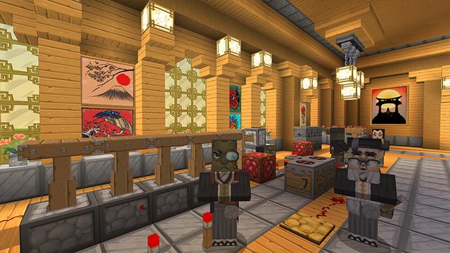 Screenshot of the Minecraft Bedrock Marketplace product Japan Toon Paradise created by Razzleberries.