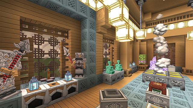 Screenshot of the Minecraft Bedrock Marketplace product Japan Toon Paradise created by Razzleberries.