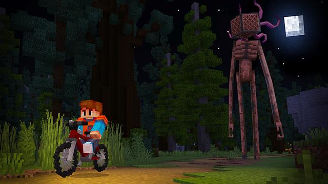 Screenshot of the Minecraft Bedrock Marketplace product Jukebox Head created by Razzleberries.