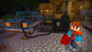 Screenshot of the Minecraft Bedrock Marketplace product Jukebox Head created by Razzleberries.