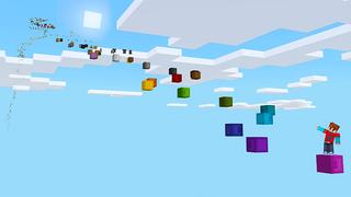 Screenshot of the Minecraft Bedrock Marketplace product Jump On Every Block! created by Razzleberries.