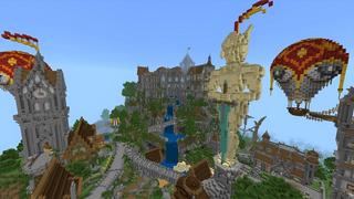 Screenshot of the Minecraft Bedrock Marketplace product Kenopan: Forem City created by Razzleberries.