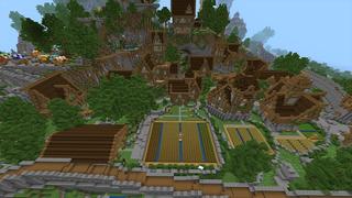 Screenshot of the Minecraft Bedrock Marketplace product Kenopan: Forem City created by Razzleberries.