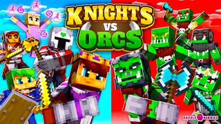Thumbnail of the Minecraft Bedrock Marketplace product Knights vs Orcs created by Razzleberries.