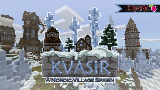 Thumbnail of the Minecraft Bedrock Marketplace product KVASIR, Nordic Village Spawn created by Razzleberries.