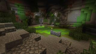 Screenshot of the Minecraft Bedrock Marketplace product Landing in the Unknown created by Razzleberries.