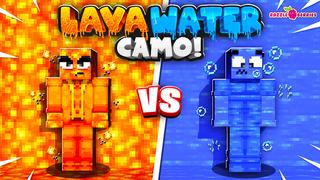 Thumbnail of the Minecraft Bedrock Marketplace product Lava vs Water Camo created by Razzleberries.