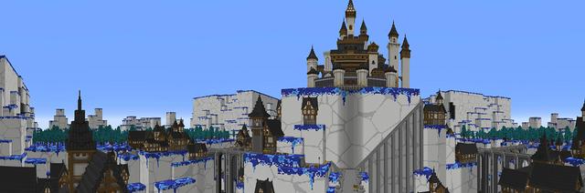 Panorama of the Minecraft Bedrock Marketplace product Legendary Kingdom created by Razzleberries.