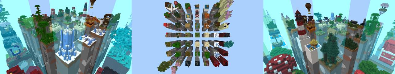 Panorama of the Minecraft Bedrock Marketplace product Level=Chunk created by Razzleberries.