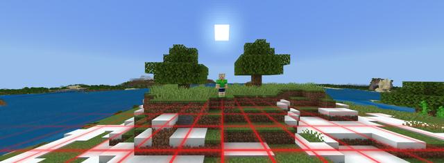 Panorama of the Minecraft Bedrock Marketplace product Level=Layer created by Razzleberries.