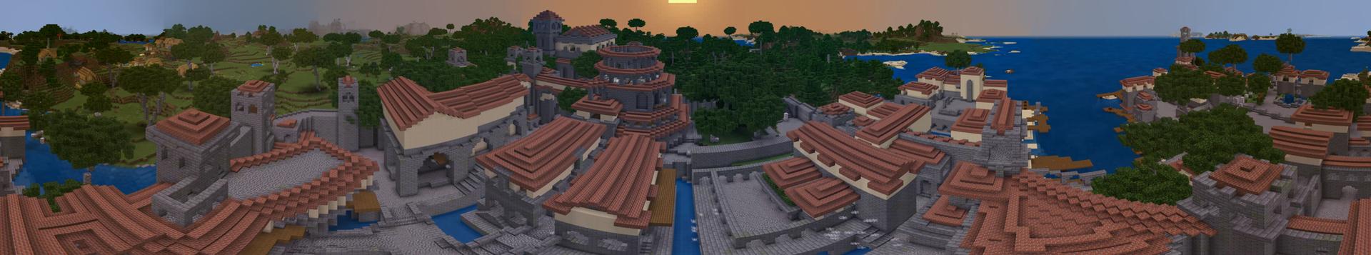 Panorama of the Minecraft Bedrock Marketplace product Little Spider Italy created by Razzleberries.