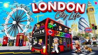 Thumbnail of the Minecraft Bedrock Marketplace product Londoner Stadtleben created by Razzleberries.