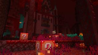 Screenshot of the Minecraft Bedrock Marketplace product Lucky Block Castles created by Razzleberries.