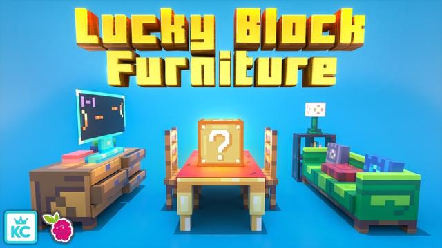 Thumbnail of the Minecraft Bedrock Marketplace product Muebles Lucky Block created by Razzleberries.