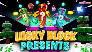 Thumbnail of the Minecraft Bedrock Marketplace product Lucky Block Presents created by Razzleberries.