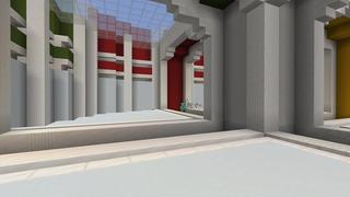 Screenshot of the Minecraft Bedrock Marketplace product Lucky Block Race created by Razzleberries.