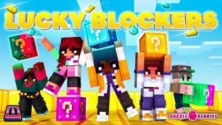 Thumbnail of the Minecraft Bedrock Marketplace product Lucky Blockers created by Razzleberries.