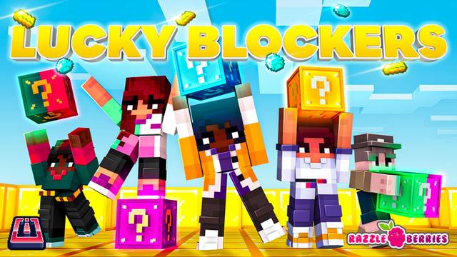 Thumbnail of the Minecraft Bedrock Marketplace product Lucky Blockers created by Razzleberries.